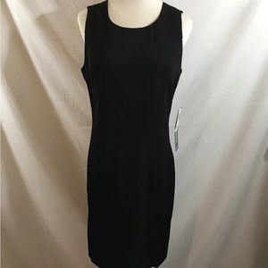 Sag Harbor Black Sleeveless Dress - Women’s 10, NWT. Bust 18”, Length 37”.